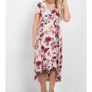 PINKBLUSH | Faux Wrap Dress